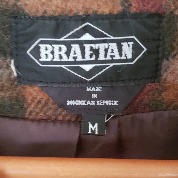 Plaid Wool Blend Peacoat - Picture 3 of 7